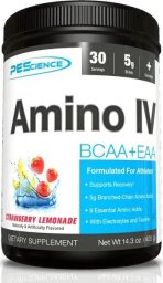 PEScience - Amino IV, Strawberry Lemonade, Proszek 405g