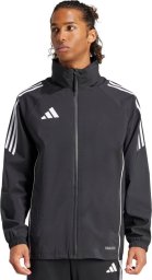 Kurtka męska adidas Tiro 24 Rain czarno-biała IJ7390 2XL