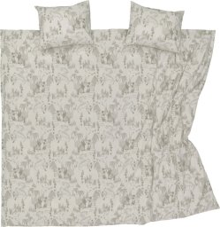 Moomin bedding set 2 pers. 240x210 Garden Party beige