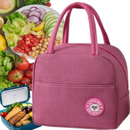 Torba termiczna izolacyjna typu lunch box RC-K-1079 różowa