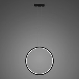 Lampa wisząca Ledowe Okręgi No.1 X 40cm 4k 22W czarny (Barwa światła barwa dzienna, Kierunek padania światła do wewnątrz, Kolor Czarny, Możliwość ściemniania nie)