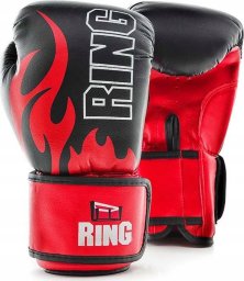Bokso pirštinės Ring Sport Fire, raudonos