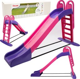 Doloni Zjeżdżalnia Duża XL Ślizg 243 cm Wolnostojąca Stabilna Idealna Do Ogrodu  014550/9