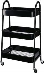 Storage Solutions Wózek kuchenny na kółkach, 3-piętrowy