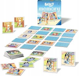 Gra Pamięciowa Karciana Edukacyjna Bluey Memory 48 Kart Układanka Memorki