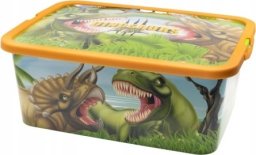 Pojemnik na zabawki Pudełko do przechowywania z przykrywką Dinozaury