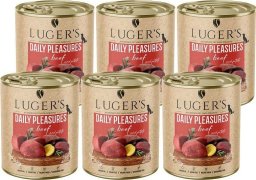 Pupil Premium Karma mokra dla psa Luger's Daily Pleasures z wołowiną i ziemniakiem zestaw 6 x 800 g