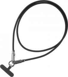 Kabel 2w1 USB C smycz 1m czarny