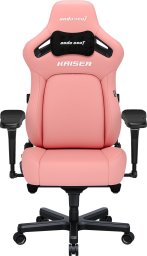 Fotel gamingowy Kaiser 4 L Anda Seat skórzany różowy