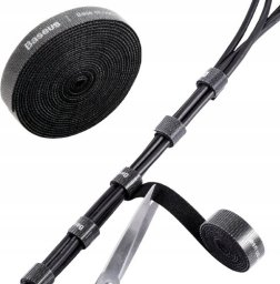 Baseus taśma rzepowa organizer 50cm czarna