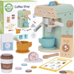 WOOPIE GREEN Drewniany Ekspres do Kawy 25 el Cukiernia Barista