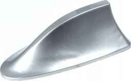 ANTENA SAMOCHODOWA FM NA DACH AUTA SAMOCHODU SHARK PŁETWA SREBRNA AK322B