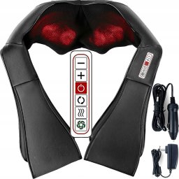 MASAŻER KARKU SHIATSU 6 PRZYCISKÓW HT-P002