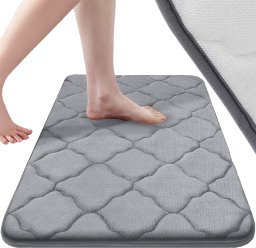 DYWANIK ŁAZIENKOWY BAT-MAT-01 SZARY