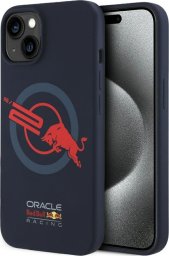 Etui Red Bull HC Silicone ORBR20 Logo     Red Lining do iPhone 15 MagSafe granatowy