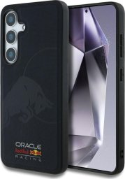 Etui Red Bull Leather Meshed Debossed     Bull MagSafe do Samsung Galaxy S25 granatowy