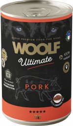 WOOLF PIES PUSZKA 400g ULTIMATE CAN       PORK&LINSEED OIL  /6