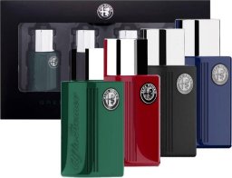 Alfa Romeo Mini Gift Set Green EDT 15ml + Black woda toaletowa 15ml + Blue EDT 15ml + Red EDT 15ml