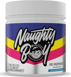 Naughty Boy - Pump, Blue Razz Bon Bons, Proszek 400g