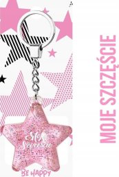 Brelok gwiazdka Moje Szczęście