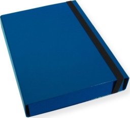ADELANTE Teczka A4 skrzydłowa 5cm niebieska