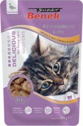 SUPER BENEK SASZ.KOT 100g DELICIOUS KACZKA W SOSIE
