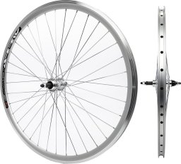 Koło tylne 28", JY-754, wolnobieg, szprychy SLE, srebrne, v-brake