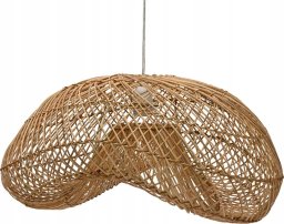 Lampa sufitowa rattanowa 48x28x58cm Wisząca nowoczesna dekoracyjna E27