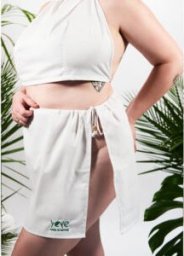 Spódnica na saunę XXL w 100% naturalna bawełna Yeye Biały XL