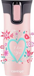 Kubek termiczny Contigo West Loop 2.0 470ml - I love You - Różowy Mat