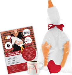 Zestaw Magiczne Uczucie - Gęś o Gorącym Sercu i Zaskakujący Kubeczek