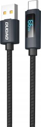 Kabel USB Dudao USB-A - USB-C 1 m Wielokolorowy (6976625334407)