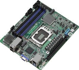 ASRock Mainboard W680D4ID-2T/G5/X550 mini-DTX Sockel 1700 DDR5-only Single