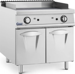 Grill gazowy podwójny ryflowany z szafką na propan / LPG / gaz ziemny 12 kW Grill gazowy podwójny ryflowany z szafką na propan / LPG / gaz ziemny 12 kW