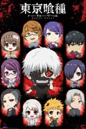 GbEye Tokyo Ghoul Chibi Characters - plakat 61x91,5 cm