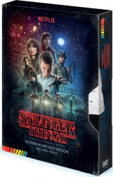 Stranger Things VHS - notes A5 14,8x21 cm