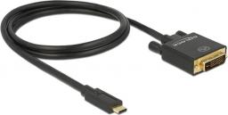 Kabel USB Delock USB-C - DVI-D 1 m Czarny (85320)