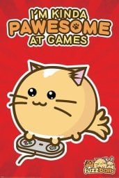 GbEye Fuzzballs Pawsome Gamer - plakat 61x91,5 cm