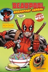 GbEye Marvel Deadpool Zdrowe Śniadanie - plakat 61x91,5 cm