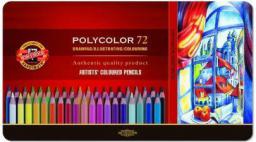 Koh I Noor Kredki Polycolor 72 kolory opakowanie metalowe (214949)