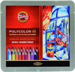 Koh I Noor Kredki Polycolor 48 kolorów opakowanie metalowe (214947)