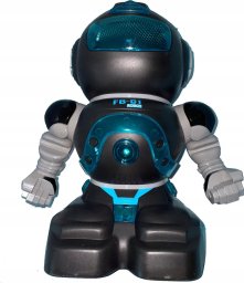 Robot czarny sterowany zegarkiem