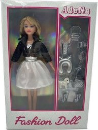 Lalka 29cm ze zginalnymi nogami z akcesoriami