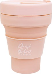 COOLPACK - KUBEK SILIKONOWY - 355 ml - PASTEL / POWDER PEACH