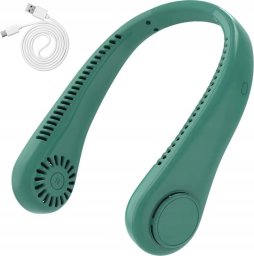 AG921A Przenośny wentylator na szyję      zielony