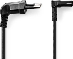 Nedis CEGL11075BK20 kabel zasilające Czarny 2 m Wtyczka zasilająca typu C C1 panel