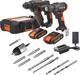 Zestaw elektronarzędzi Worx 6-elementowy (WX927)