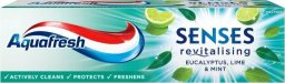 Aquafresh Senses Revitalising Eucalyptus Lime & Mint pasta do zębów z fluorkiem 75ml