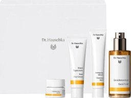 Dr. Hauschka Beautiful Face zestaw tonik odświeżający 100ml + krem na dzień 30ml + balsam oczyszczający 75ml + balsam do ust 4.5ml