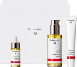 Dr. Hauschka Beautiful Body zestaw krem do rąk 50ml + olejek do ciała 75ml + olejek do paznokci 18ml